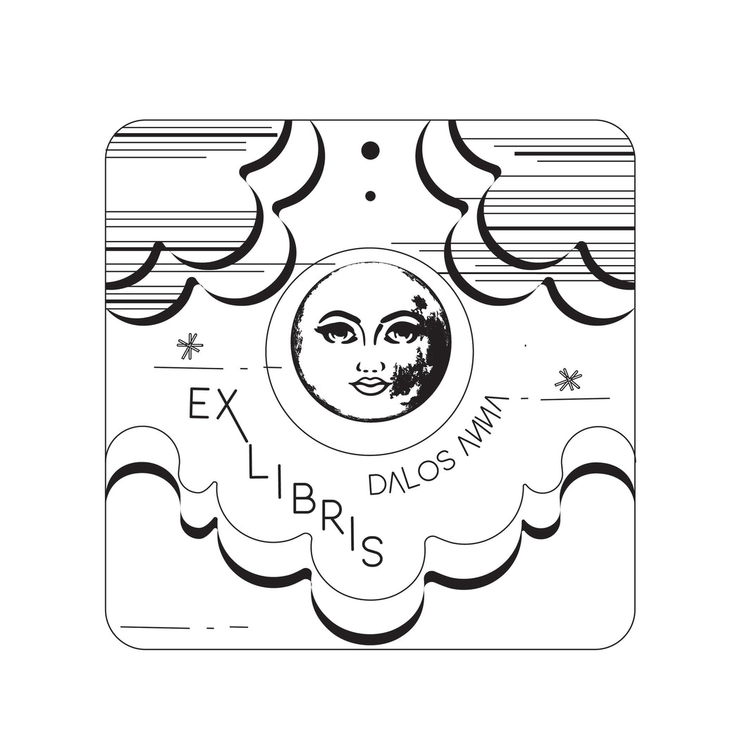 VISU slow design telihold pecsét / full moon stamp